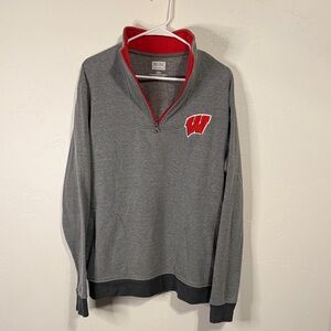 🦡 Wisconsin Quarter Zip Sweatshirt